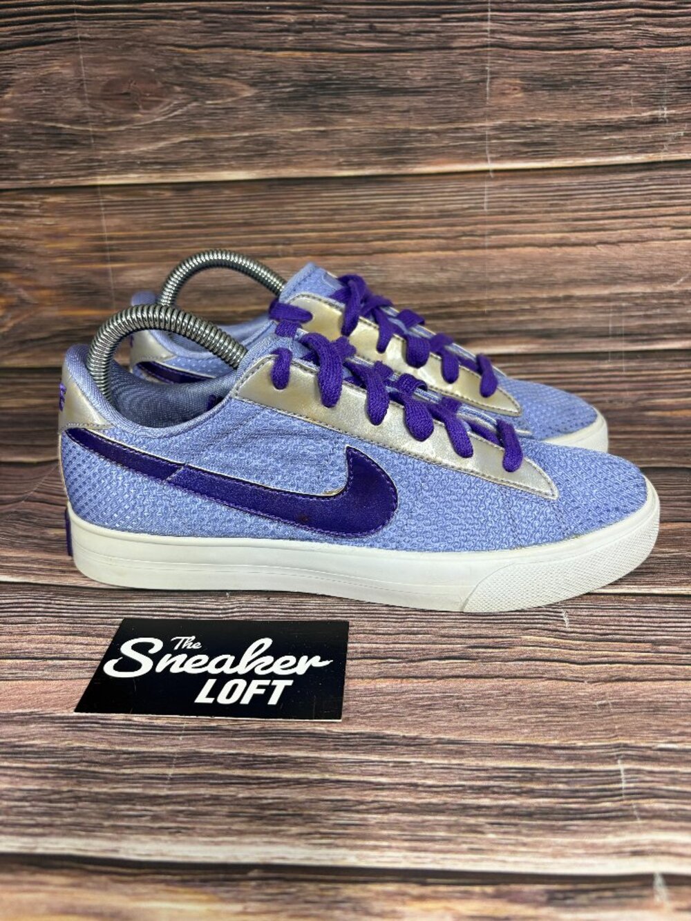 Nike Sweet Classic Women's Purple Periwinkle Mesh Lace Up Sneakers Size 7.5